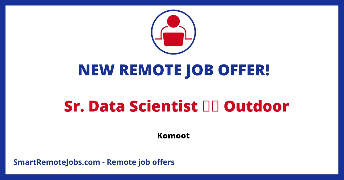 Join komoot's remote-working team to develop innovative algorithms for outdoor adventure planning. Be part of an international community enriching outdoor experiences.
