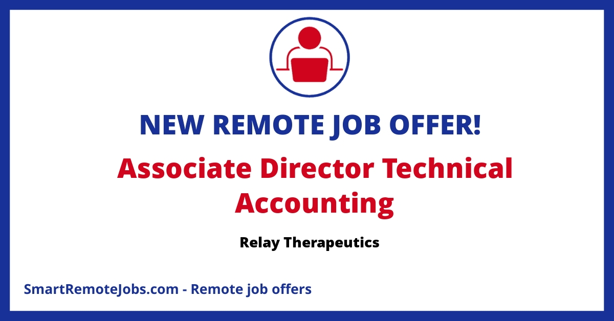 Join Relay Tx as an Associate Director of Technical Accounting, overseeing SEC reporting, technical accounting, SOX controls, stock plans, and taxes.