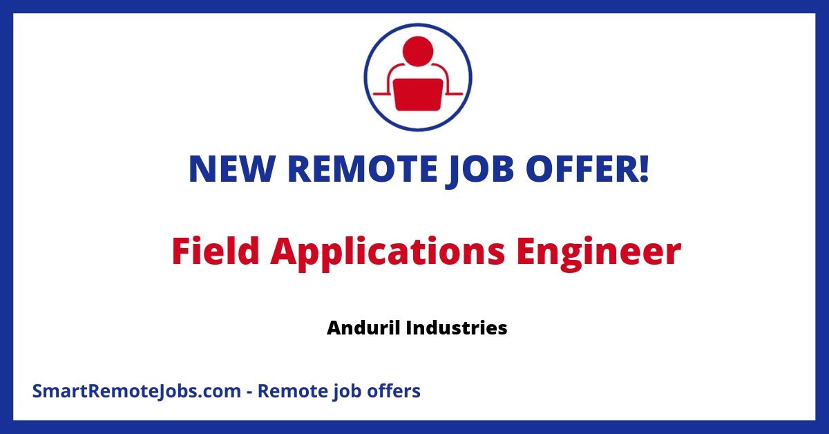 Join Anduril's Flight Operations as a Field Applications Engineer (FAE), serving as a tech expert and fostering customer relationships in field exercises.