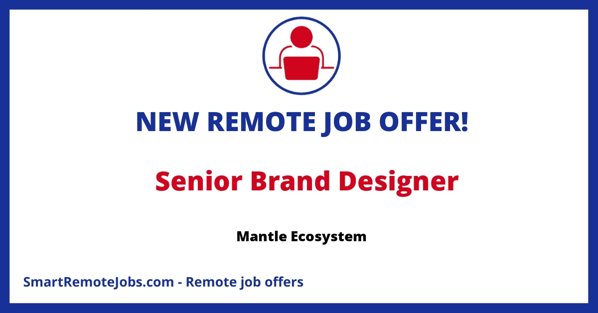 Join Mantle Ecosystem as a Senior Brand Designer, developing assets & guidelines, ensuring brand consistency across our innovative, DAO-led Ethereum ecosystem.