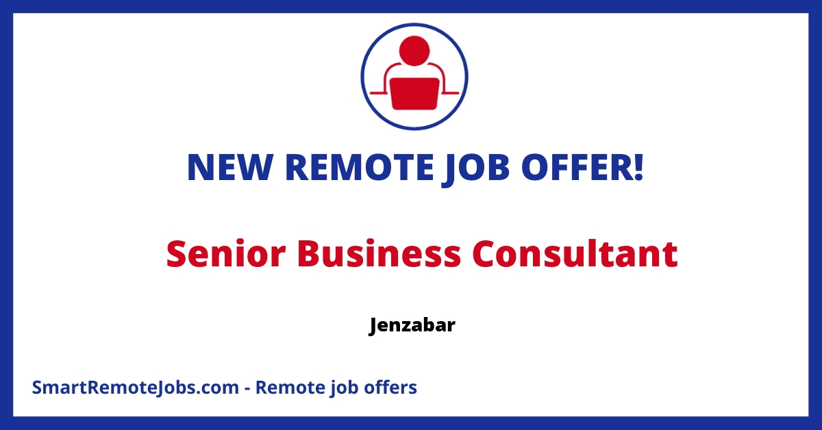 Join Jenzabar as a Senior Business Consultant, imparting expert training & consultancy on J1 Student Information System to higher education clients.