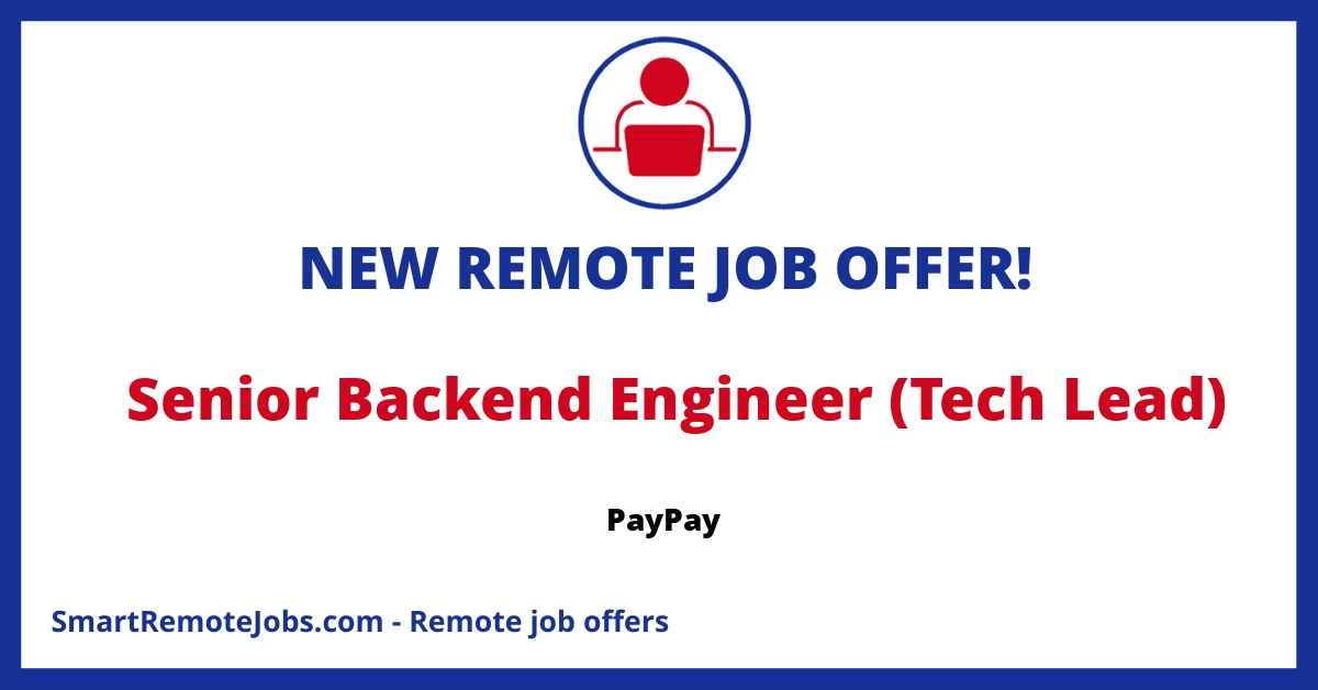 Join PayPay as a Senior Backend Engineer and help enhance our payment systems. Be part of a dynamic team in a rapidly growing FinTech company.