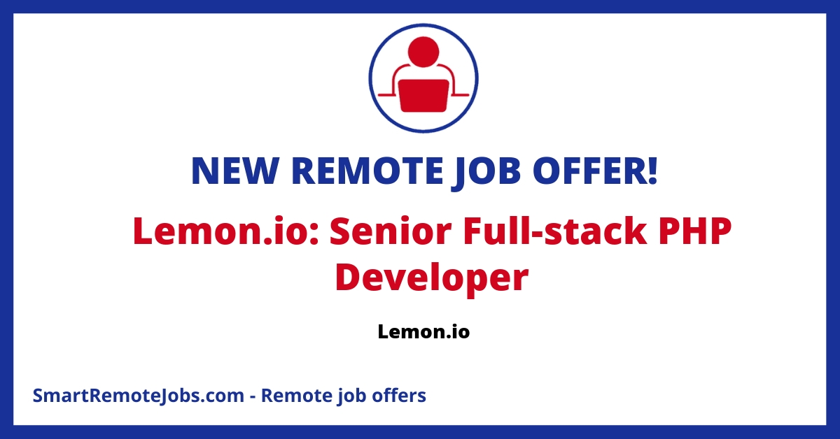 Join Lemon.io, a marketplace for senior developers seeking remote jobs with fair compensation and career growth. Apply now for your perfect startup match!