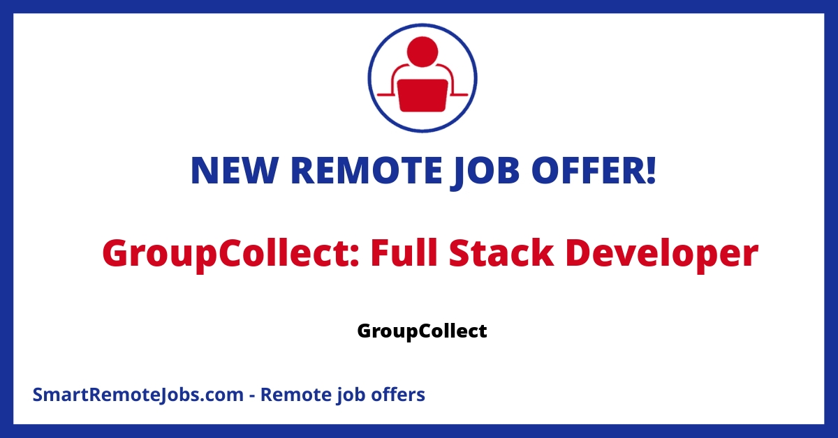 Join GroupCollect, a bootstrapped company providing niche solutions for group travel. Talent needed for a remote, inclusive, and dynamic work environment.