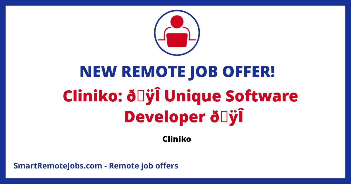 Join Cliniko—a globally remote team—as a full stack web developer. Help improve our practice management software used by 100k+ daily. Apply by March 29, 2024.