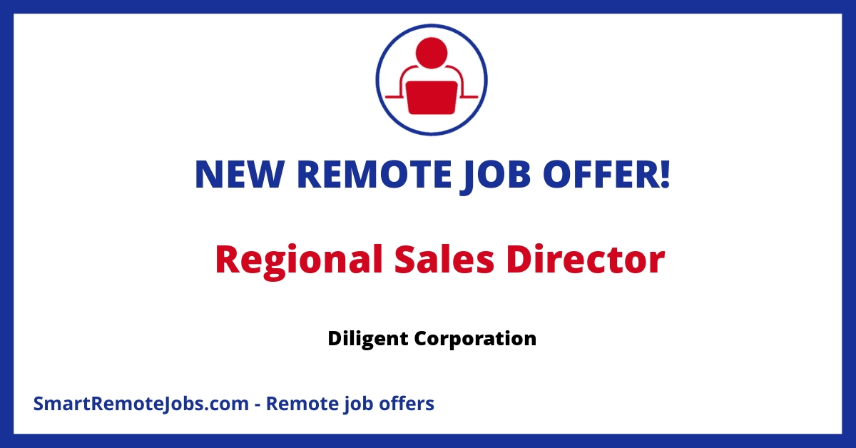 Explore a career in SaaS GRC with Diligent, the industry leader serving clients worldwide. Be part of a dynamic team as SLED Regional Sales Director.