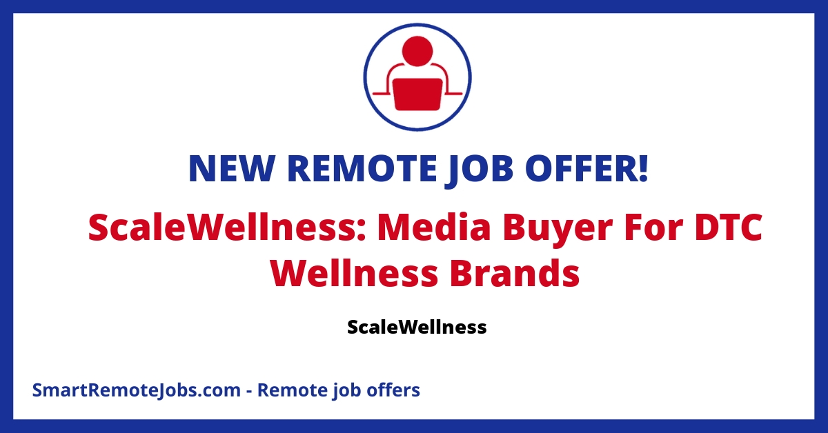 ScaleWellness, a growth marketing consultancy, is seeking an experienced strategic marketer for their expanding team.