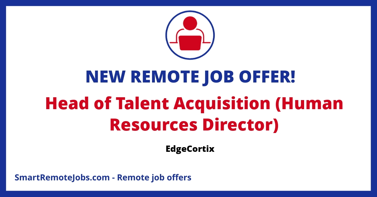 Join EdgeCortix as Head of Talent Acquisition to lead strategy execution in AI semiconductor space. Drive talent growth in a dynamic, cutting-edge tech company.