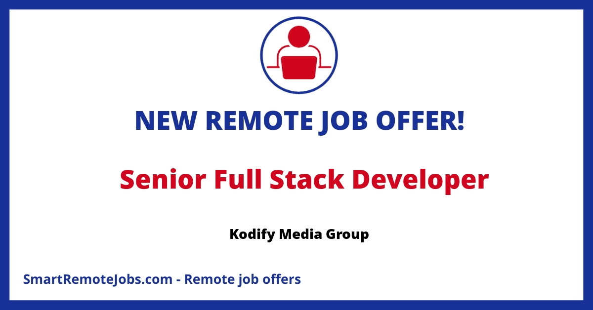 Join Kodify's remote team and shape the future of high-traffic websites with our cutting-edge tech stack and vibrant, innovative culture.
