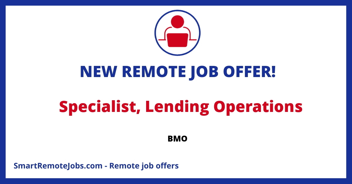 Explore a career at BMO with rotational shifts for lending operation processes, emphasizing remote working, customer service, and team collaboration.